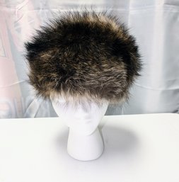 Vintage Brown Fax Fur Hat From Bonwit Teller