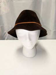 Vintage Helen Kaminski, Australia, Brown Felt Hat