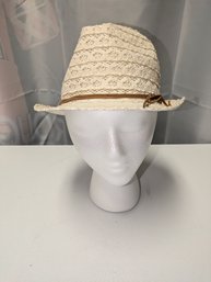 Vintage Cotton & Polyester Lace Design Hat