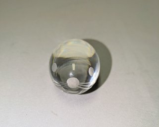 Vintage Marked Pasco Hadeland, Norway, Art Glass Seal Figurine