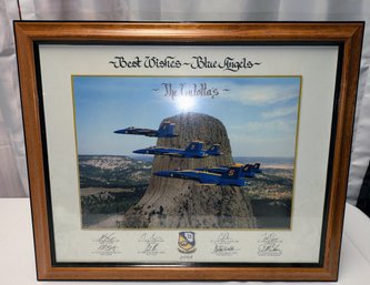Signed 2008 Blue Angels Picture