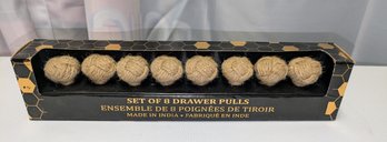 Set Of Rope Knot Drawer Pulls New In Box