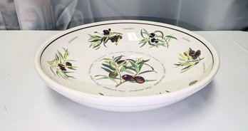 Williams Sonoma Ceramic Olive Design Pasta Bowl