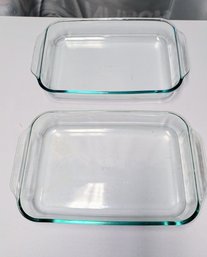 Set Of 2 Pyrex 3 Qt. Glass Baking Dishes