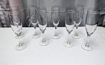 Set Of 8 Champagne Glasses