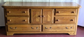 8 Drawer Oak Dresser