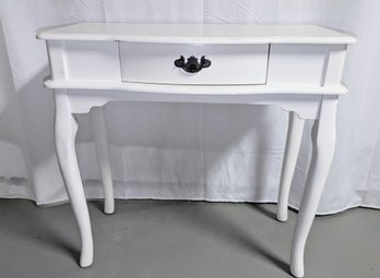 White Vanity Desk With Drawer