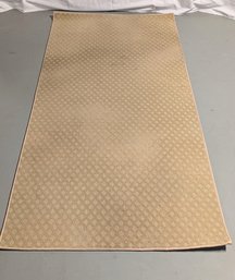 Beige Wool Rug 38' X 86'