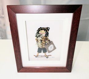 Vintage Carol Spencer Framed Love Doggies Doll