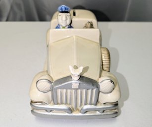 Vintage 1970s  Fitz & Floyd 'Bank Rolls' Bank