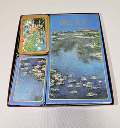 Caspari Bridge Ensemble Double Deck Playing Cards & Score Pad