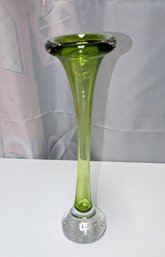 Vintage 1960s MCM Bo Borgstrm - Aseda Glasbruk, Bone Vase