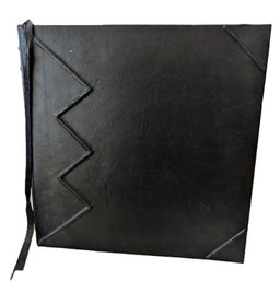 Black Leather Bound Photo Album , Never Used , By Wilma Accessories Limited