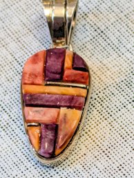 Patchwork Charoite Pendant