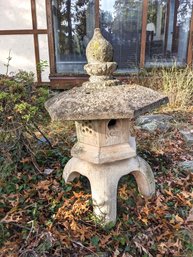 Large Vintage Concrete Pagoda