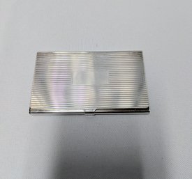 Vintage Marked Bergdoff Goodman Steling Silver Card Case