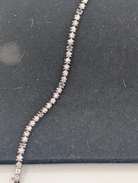 Sterling Tennis Bracelet 8'