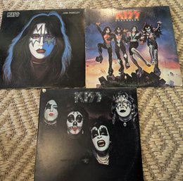 Vintage Vinyl Records: Three Albums By KISS