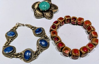 Vintage & Bohemian Style Jewelry Trio