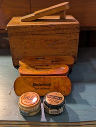 Vintage Esquire Shoe Valet  With Shoeshine Kit?