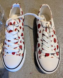 Brand New Ladybug Canvas Sneakers Women's Lace Up's?