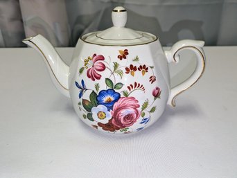 Vintage Ellgreave Wood & Sons English Ironstone Teapot