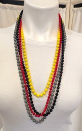 Miriam Haskell Beaded Necklaces In Multiple Solid Colors