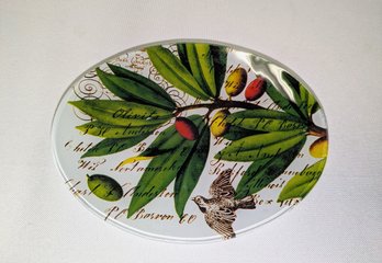 Michel Design Works 'Olive Grove' Design Glass Soap Dish/trinket Tray