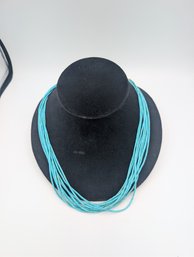 Sterling Multi Strain Turquoise Necklace