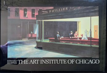 Vintage Lithograph Edward Hopper Exhibition Poster - The Art Institute Of Chicago