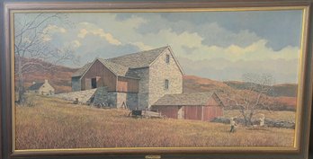 Vintage Eric Slaone N.A. Signed Print October Gleaning