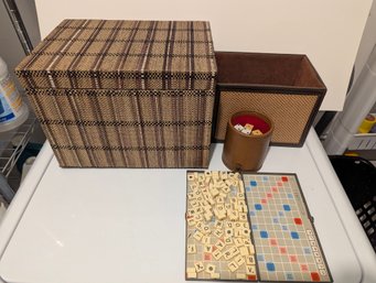 Vintage Deluxe Scrabble Board Game