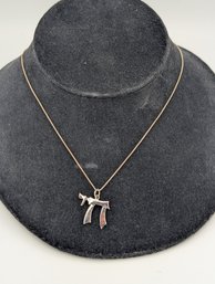 Sterling Hebrew Chai Necklace