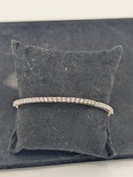 Sterling Cubic Zirconia Cuff