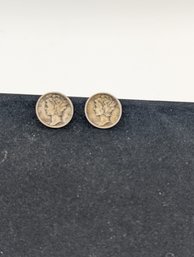 Mercury Dime Cufflinks
