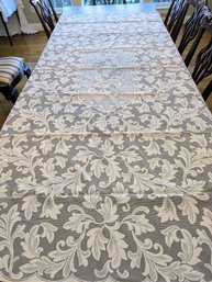Vintage Creamy Lace Rectangular Tablecloth