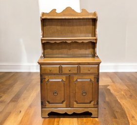 St. John Table Co.,  Vintage Early American Maple Open Top Hutch