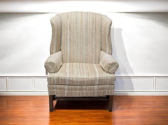 Hitchcock Colebrook Collection Upholstered Queen Anne Style Wingback Chair