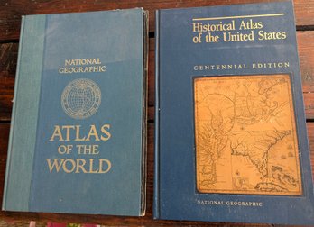 Atlas Of The World By National Geographic & Historical Atlas Of The United States