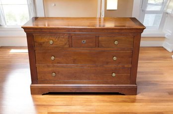 Grange, Fine French Furnishings, VIntage 5 Drawer Louis Phillipe Style Dresser