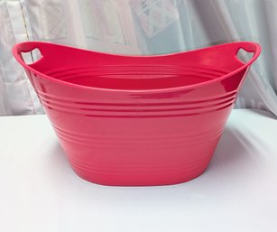 Celebrate It Party Hot Pink Plastic Party/beverage Tub