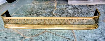 Brass Cutwork Fireplace Fender