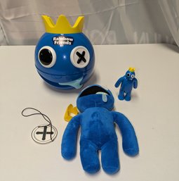 Rainbow Friends Lot (Bank/Storage, Plush, Eye Patch & Figurine)