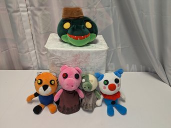Lot Of (5) Various, PIGGY Plush Toys