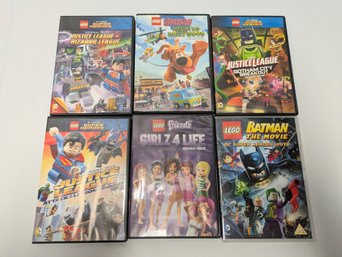 Lot Of (6) Various Lego DVD Movies