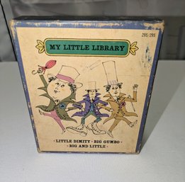Vintage Children's Book Set My Little Library