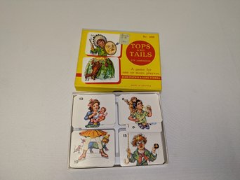 Vintage  1950/60s 'Tops & Tails' Card Game, No. 288,  By Ferd. Piatnik & Sons Of Vienna, Austria - 2 Of 2