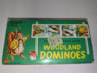 Vintage 1967 Woodland Dominoes Game From The Pepys Series - 1 Of 2