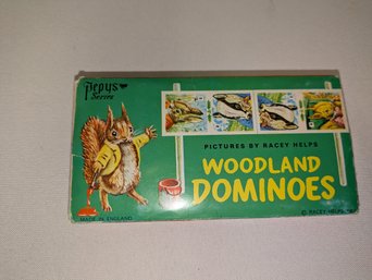 Vintage 1967 Woodland Dominoes Game From The Pepys Series - 2 Of 2