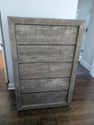 5 Drawer All Natural Reclaimed Oak Timber Wood Dresser By Pure Living Collections Furniture